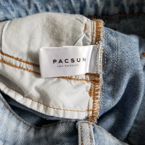 Pacsun Denim Mini Skirt Size 25 - Picture 8 of 11